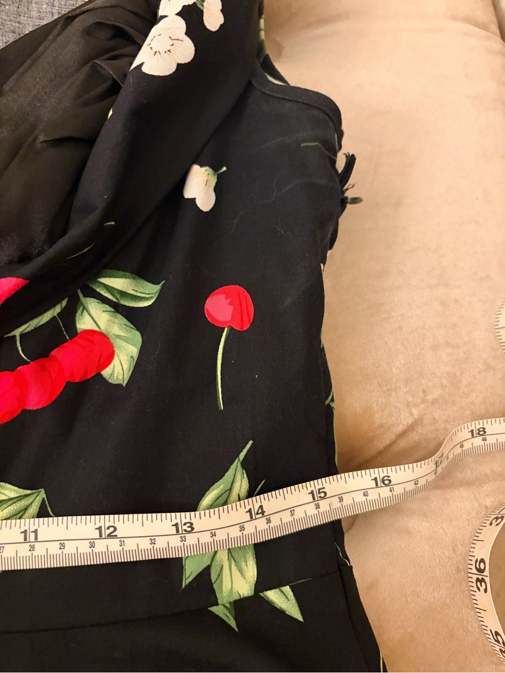 Grace Karin Black Cherry & Blossom Fit-and-Flare Midi Dress
Appx 30/32 waist. - Picture 5 of 5